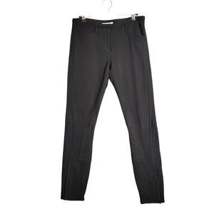 3.1 PHILLIP LIM Black Cropped Ankle Zip Pants Stretch Riding Equestrian SIZE 2